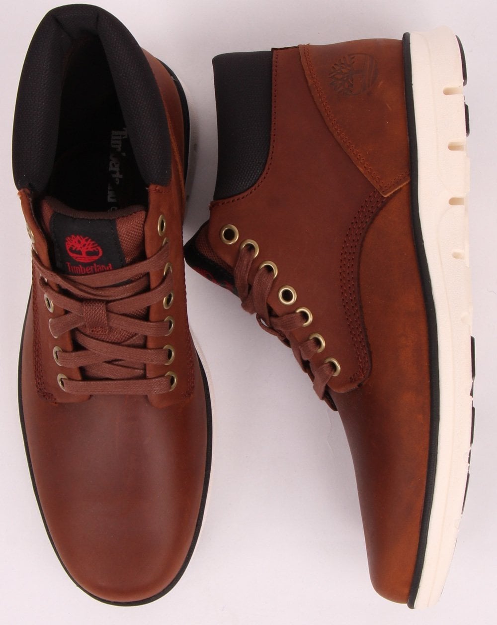 Timberland Brad Street Mid Schnürstiefel Braun