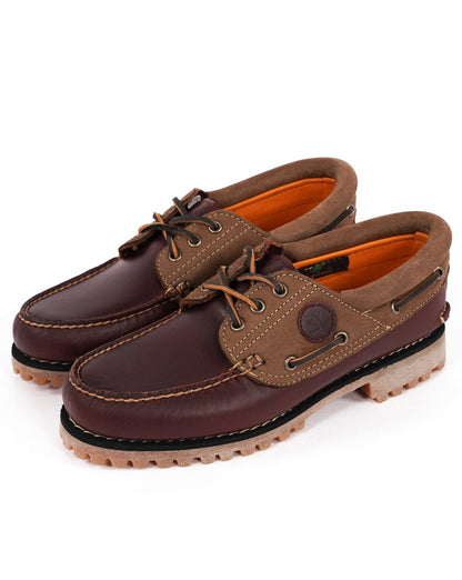 Timberland Authentics 3-Ösen-Bootsschuhe Burgund