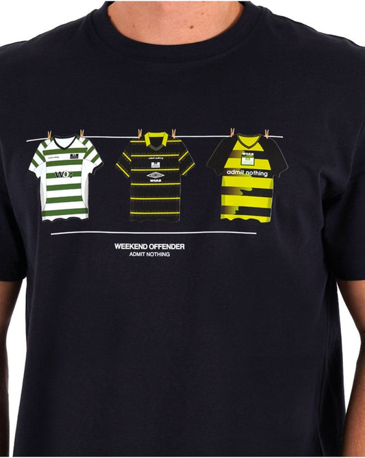 Weekend Offender Weekend Offender Celtic T-Shirt New Navy/Grün