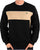 Lacoste Colour Block Sweatshirt Black Sand