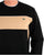 Lacoste Colour Block Sweatshirt Black Sand