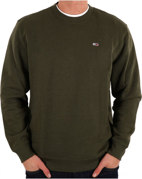Tommy Jeans Crew Sweatshirt Green