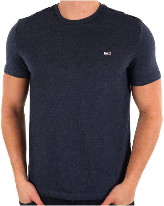 Tommy Hilfiger Tommy Jeans – Jaspe – T-Shirt in dunklem Nachtblau