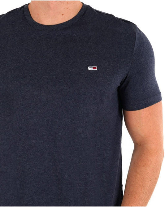 Tommy Hilfiger Tommy Jeans – Jaspe – T-Shirt in dunklem Nachtblau