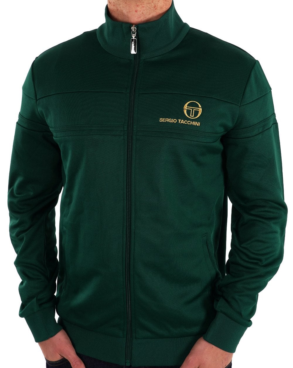 Sergio Tacchini Masters Trainingsjacke Grün / Gold