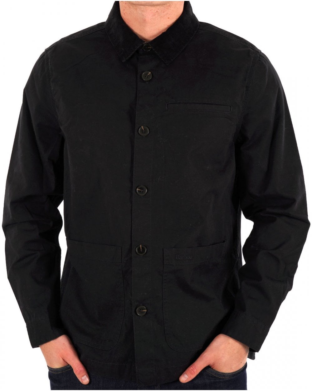 Barbour Cole Überhemd Schwarz