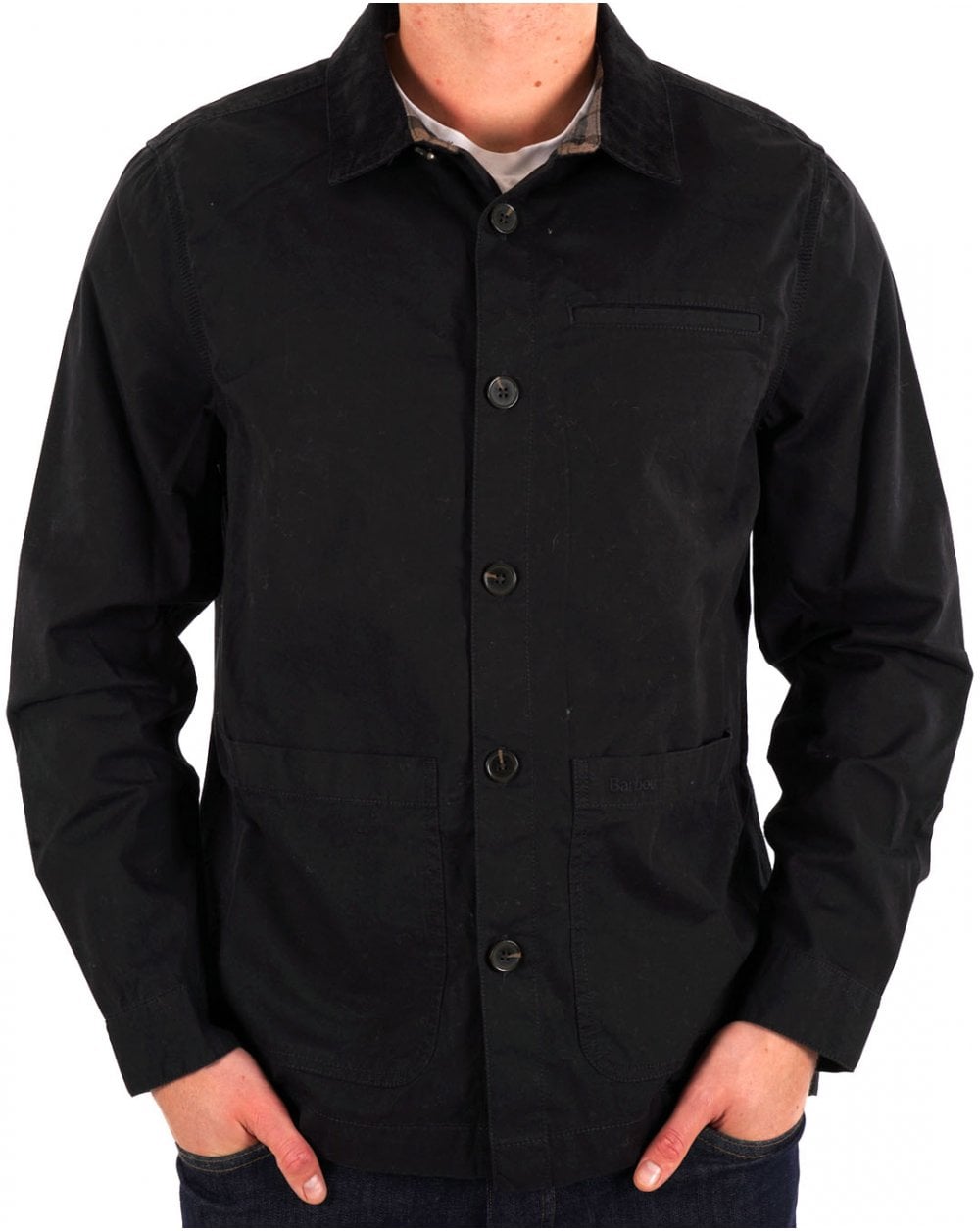 Barbour Cole Überhemd Schwarz