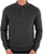 Barbour Bassington Knitted LS Polo Charcoal