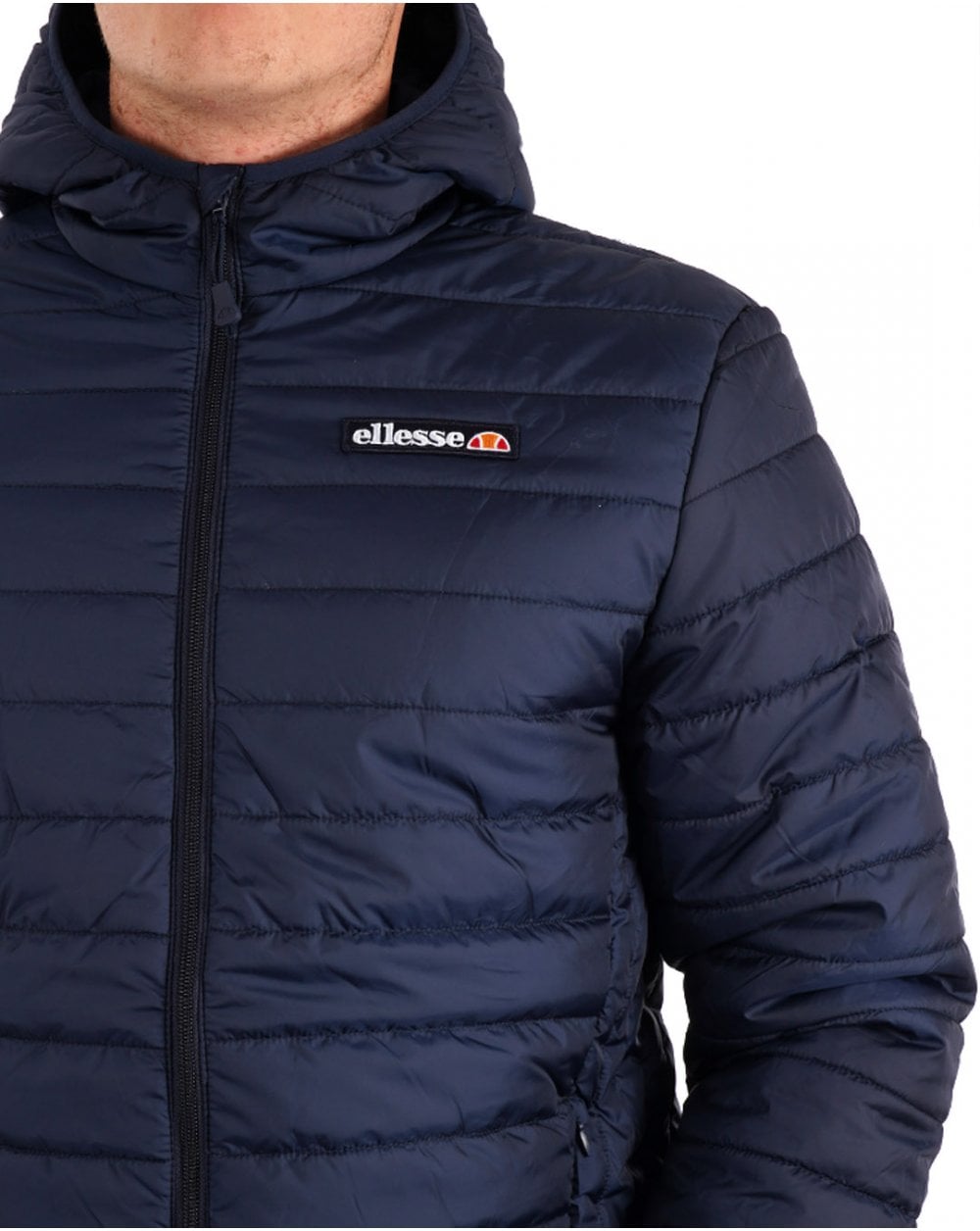 Ellesse – Ladruns – Wattierte Jacke in Marineblau