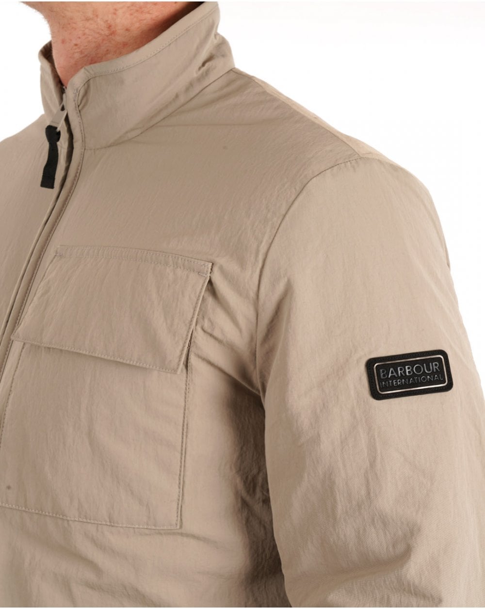 Barbour International Glenton Steppjacke Beton