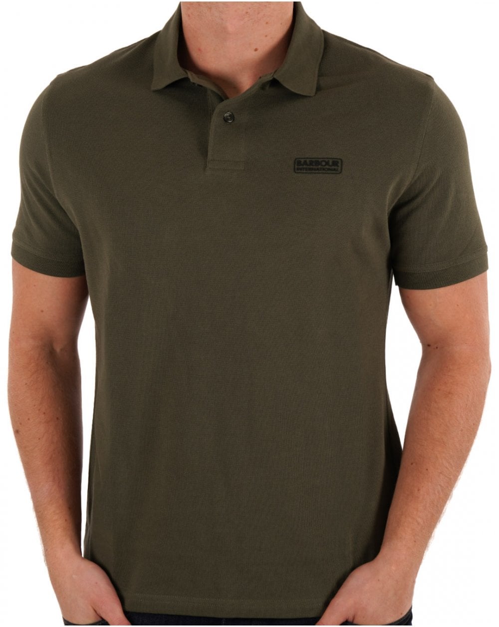 Barbour International Essential Polo-Uniform Grün