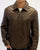 Archive Leathers Shirt Collar Leather Jacket Brown