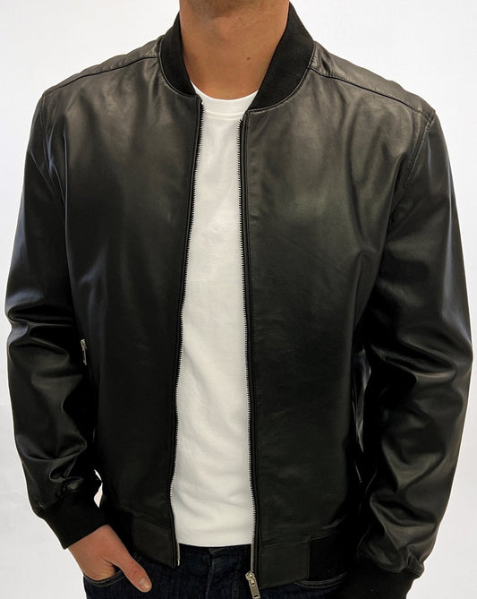 Archive Originals Archive Leathers Bomberjacke Schwarz