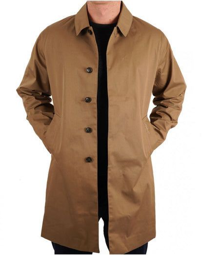Barbour Lorden Wasserdichter Regenmantel in Sand