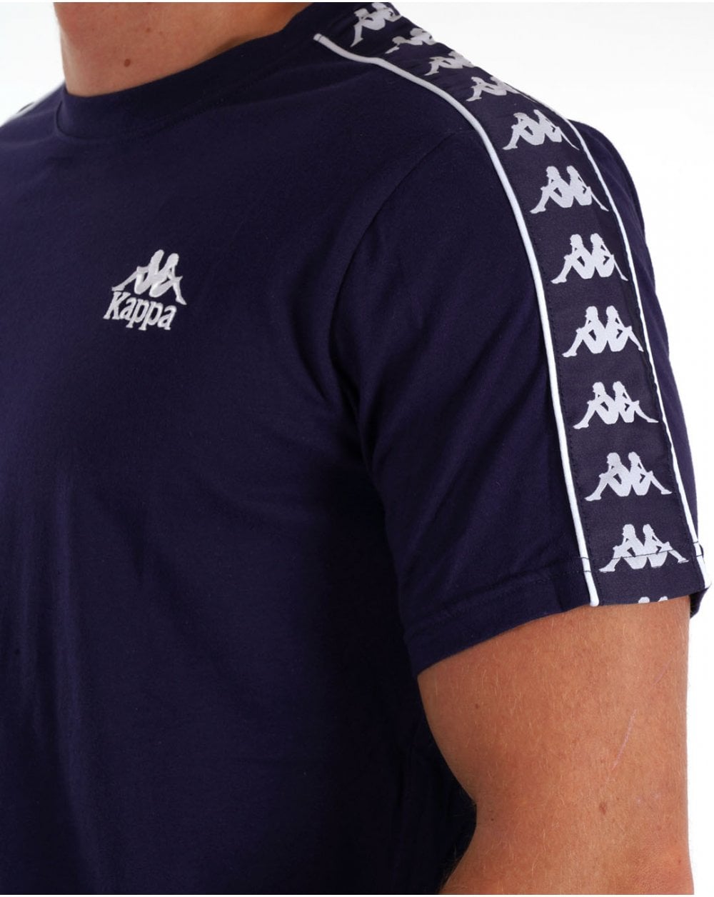 Kappa Umara T-Shirt Marineblau/Weiß
