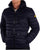 Barbour International Racer Ouston Hooded Quilted Jacket Navy
