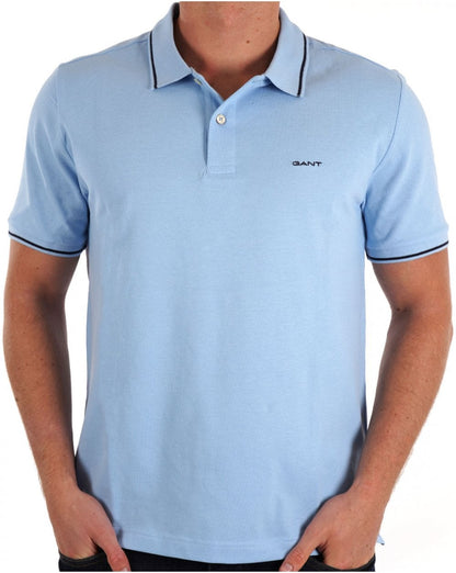 Gant Tipping Pique Poloshirt Capriblau