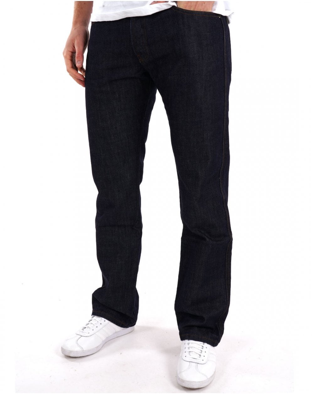 Lois Marvin – Klassische Jeans mit geradem Bein, dunkle Waschung