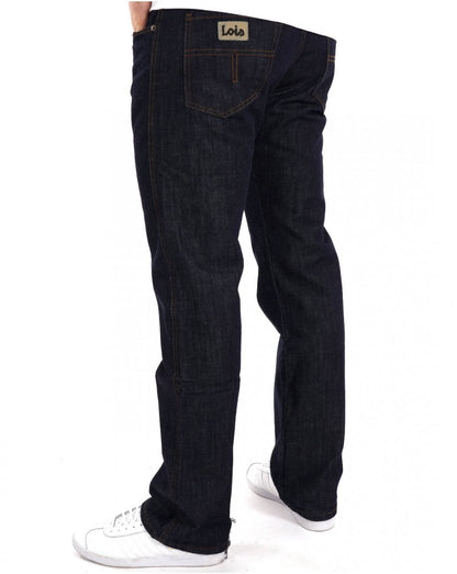 Lois Marvin – Klassische Jeans mit geradem Bein, dunkle Waschung