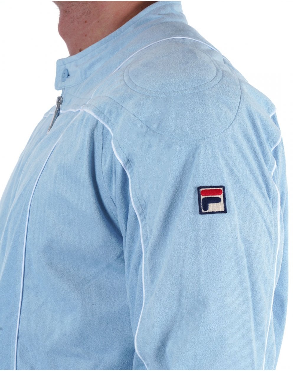 Fila Vintage Terrinda MK3 Trainingsjacke Himmelblau/Weiß