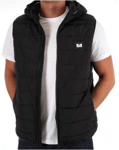 Weekend Offender Toronto Kapuzenweste Schwarz