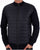 Barbour Baffle Zip Through Jacket Navy