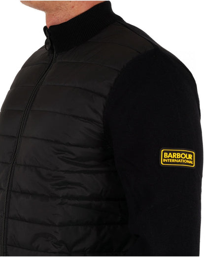 Barbour International Legacy Baffle Jacke Schwarz