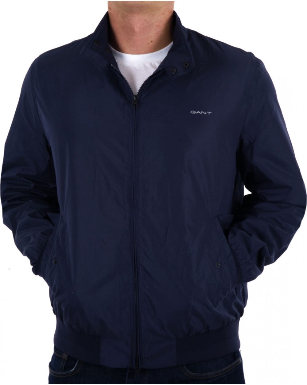 Gant Leichte Harrington-Jacke, Marineblau