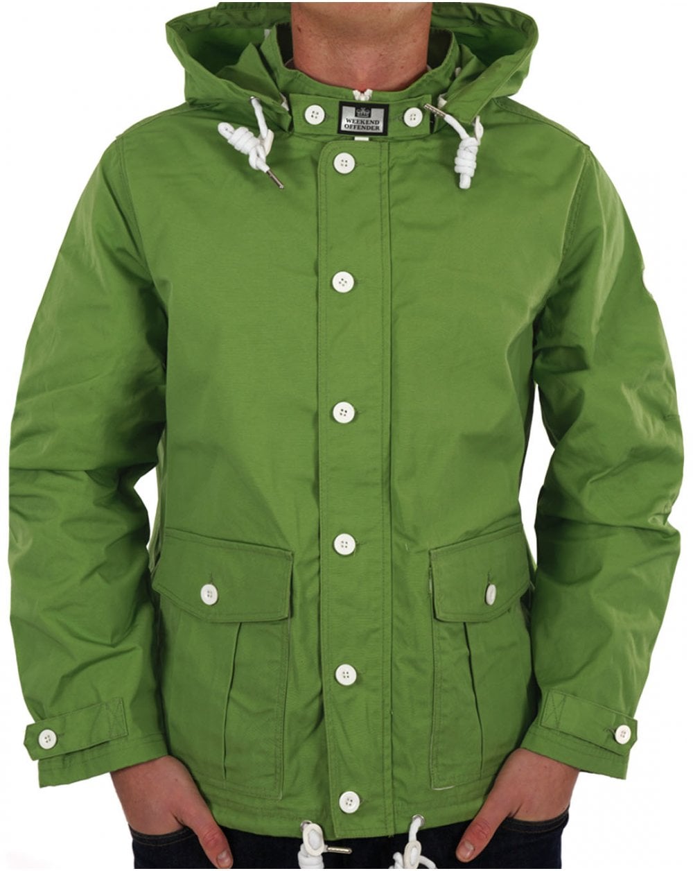 Weekend Offender Naz Fischerjacke Apfel