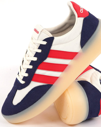 Adidas Barreda Trainers Weiß Navy Rot Eissohle 