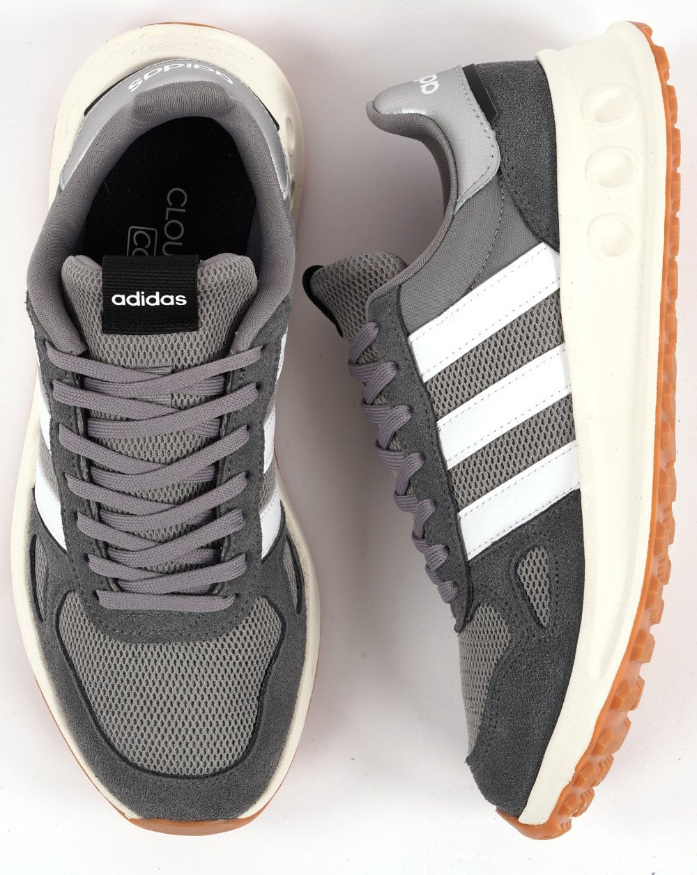 Adidas Run 84 Turnschuhe Grau/Weiß