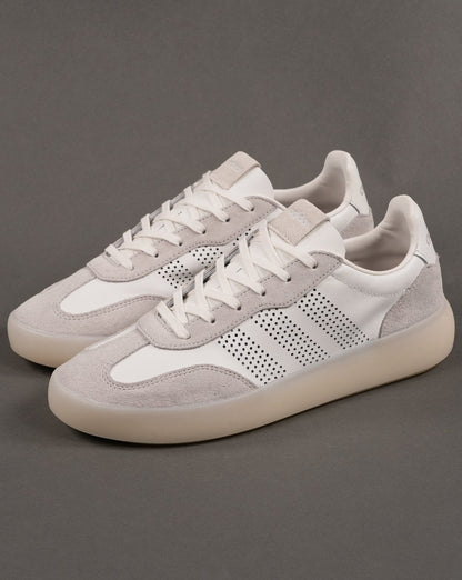 Adidas Barreda Leder-Sneakers Weiß/Graue Eissohle
