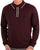 Gabicci Vintage Lineker LS Knitted Polo Berry