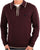 Gabicci Vintage Lineker LS Knitted Polo Berry