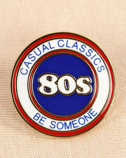 80s Casual Classics 80s Elite Pin Anstecker Weiß/Rot/Blau