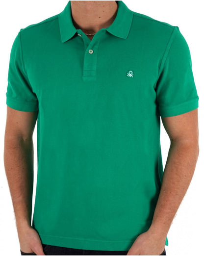 Benetton Poloshirt Hellgrün