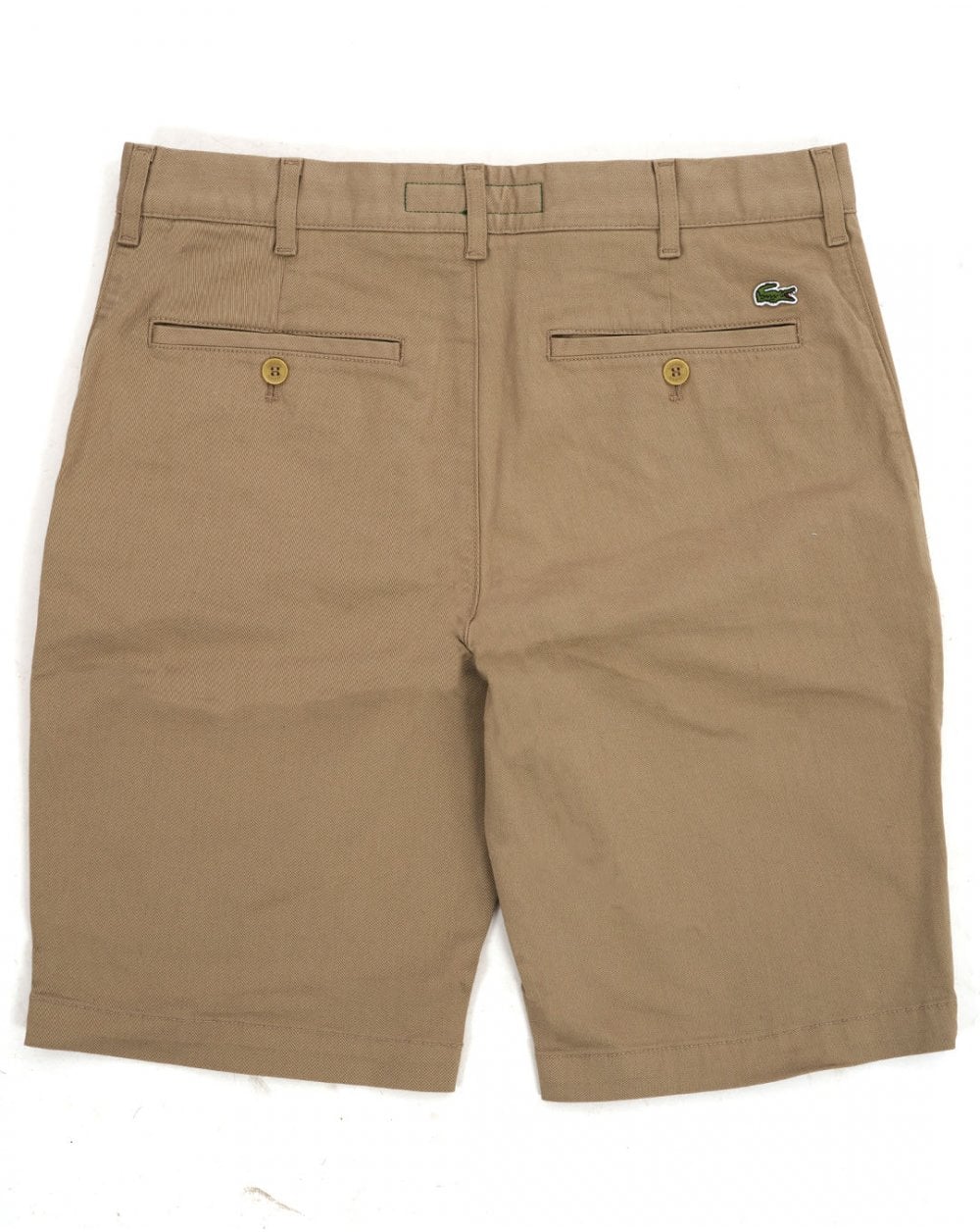 Lacoste Slim Fit Chino-Shorts aus Stretch-Baumwolle, Dunkelsand