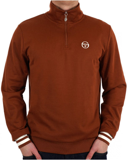 Sergio Tacchini 1/4 Zip Track Top Mokka