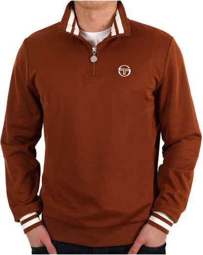 Sergio Tacchini 1/4 Zip Track Top Mokka