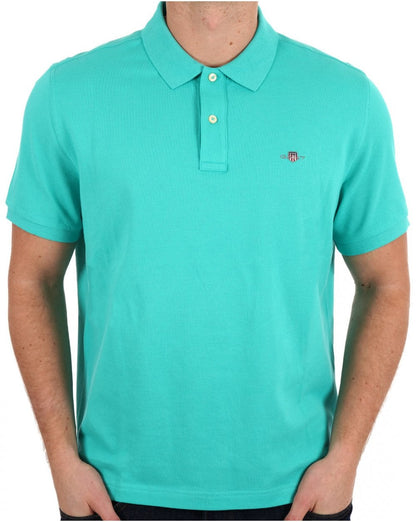 Gant Shield Piqué-Poloshirt Tropic Blue