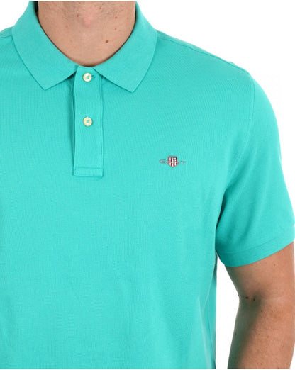 Gant Shield Piqué-Poloshirt Tropic Blue