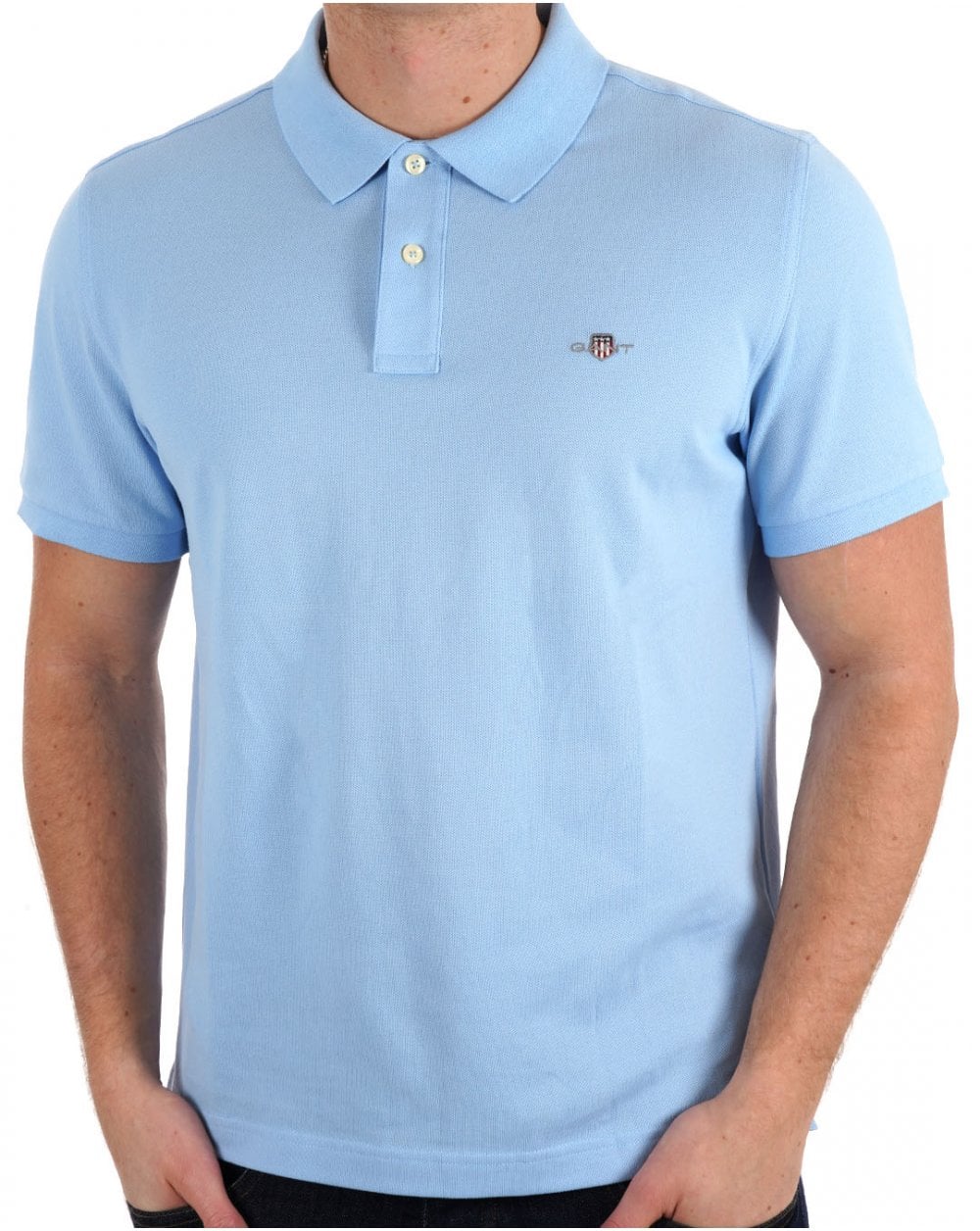 Gant Shield Pique Polo Capri Blau