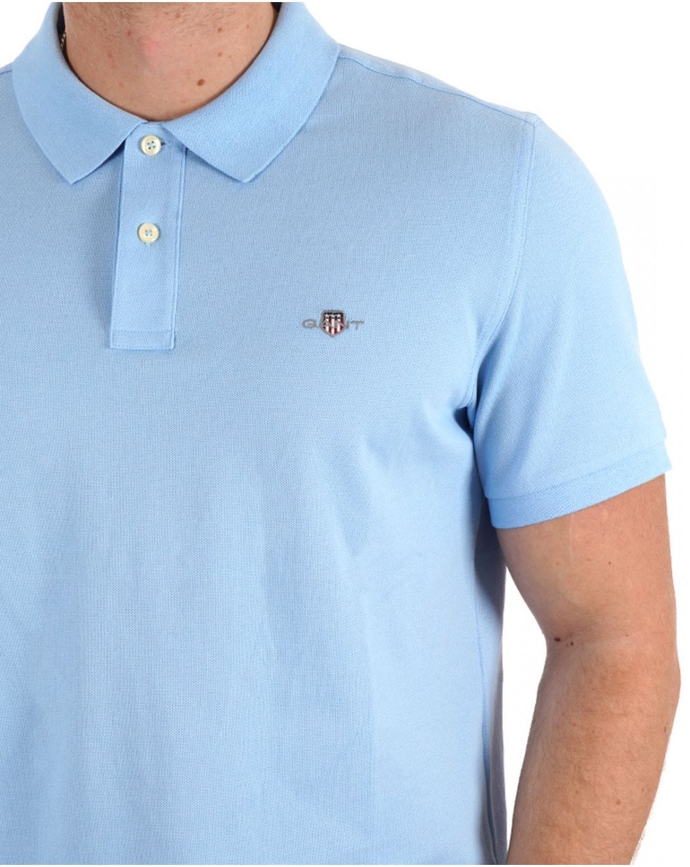 Gant Shield Pique Polo Capri Blau
