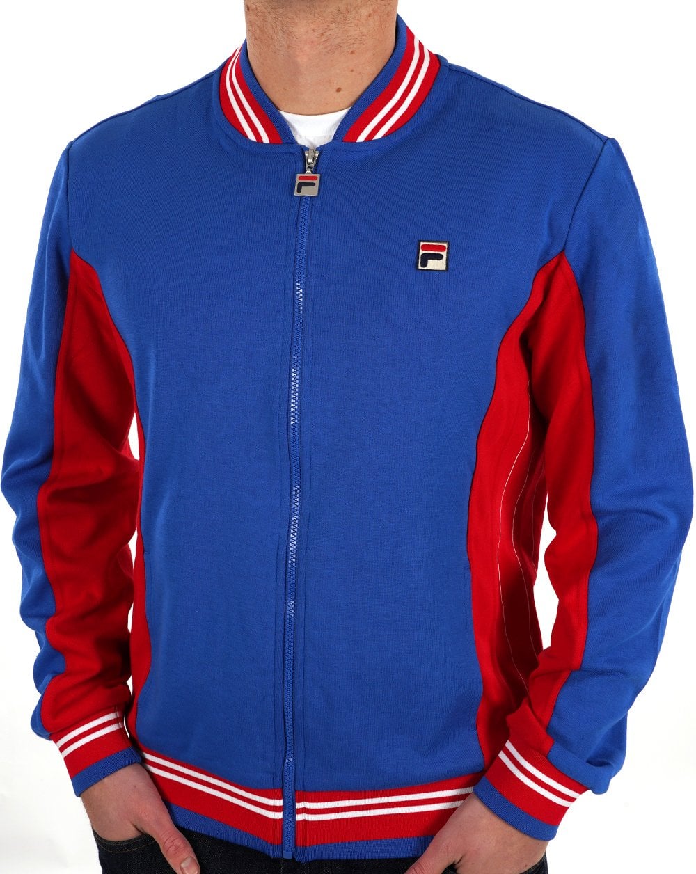 Fila Vintage Mk1 Settanta Track Top Royal / Red