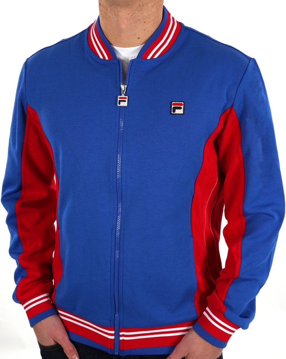 Fila Vintage Mk1 Settanta Track Top Royal / Red