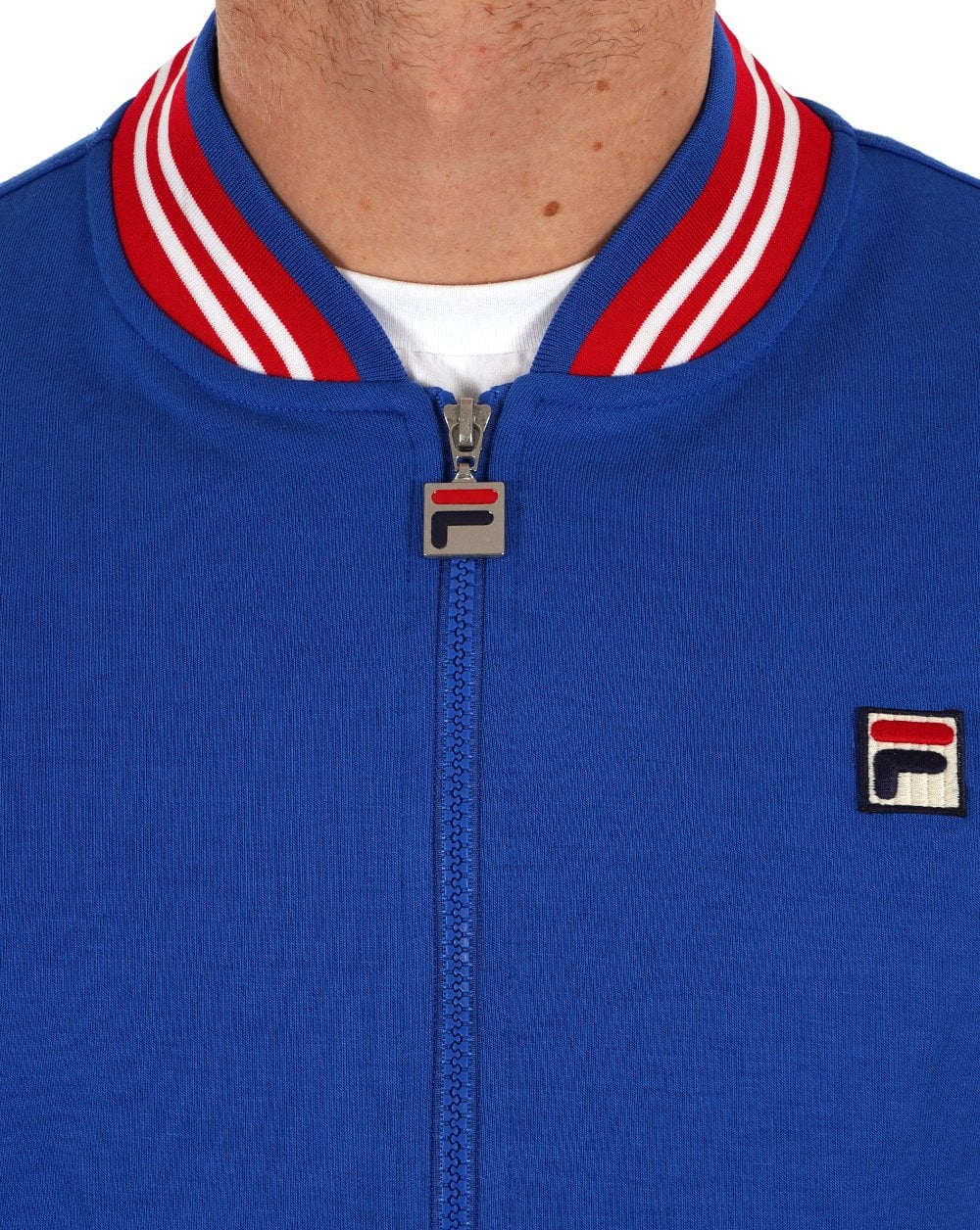 Fila Vintage Mk1 Settanta Trainingsjacke Royalblau / Rot
