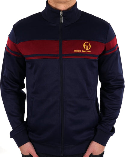 Sergio Tacchini Masters Trainingsoberteil Marineblau/Burgund