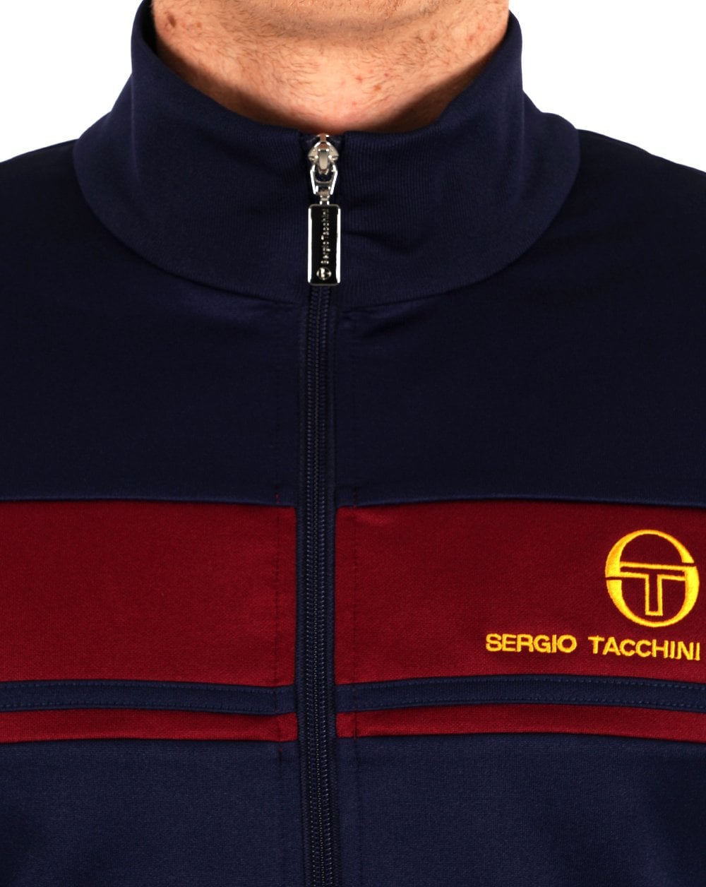 Sergio Tacchini Masters Trainingsoberteil Marineblau/Burgund