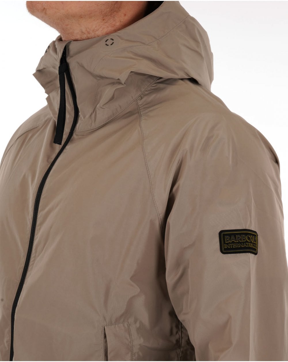 Barbour International Porter Wasserfeste Jacke Beton