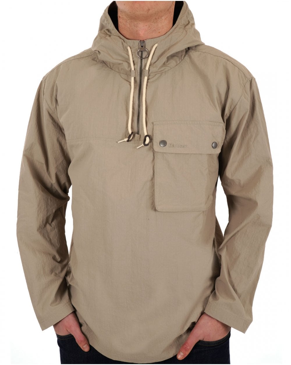 Barbour Durham Hooded OH Jacke Beton